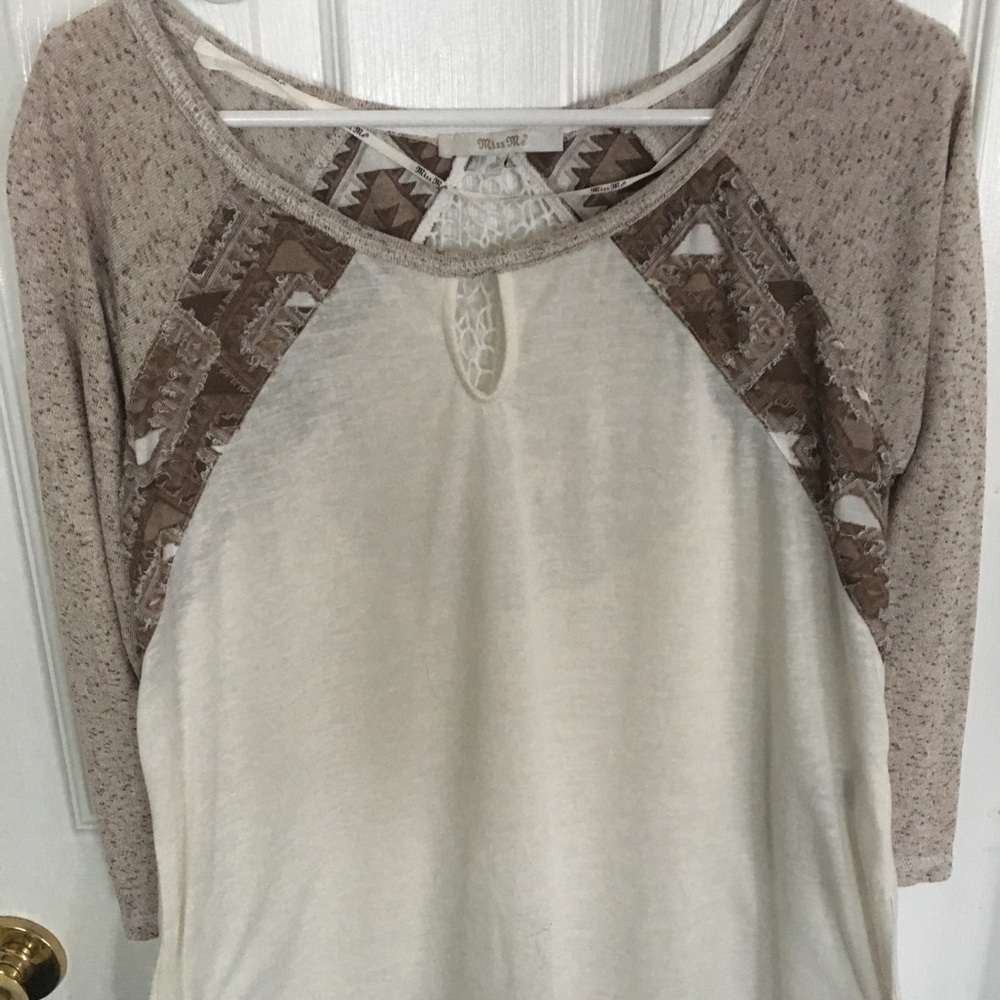 Miss Me lace back top